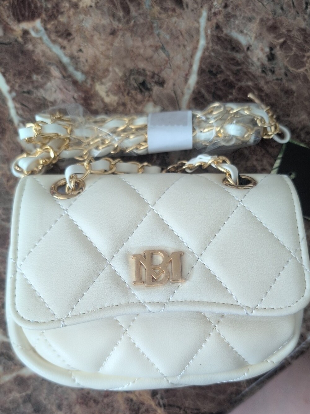 Badgley Mischka Quilted Mini Shoulder Bag
